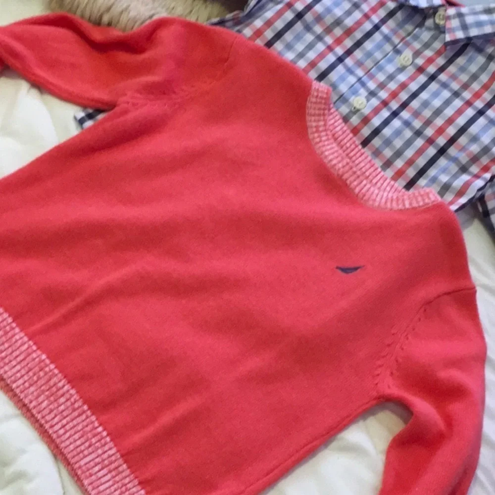 Nautica (24 m) 3 piece set boys NWT orange/blue red